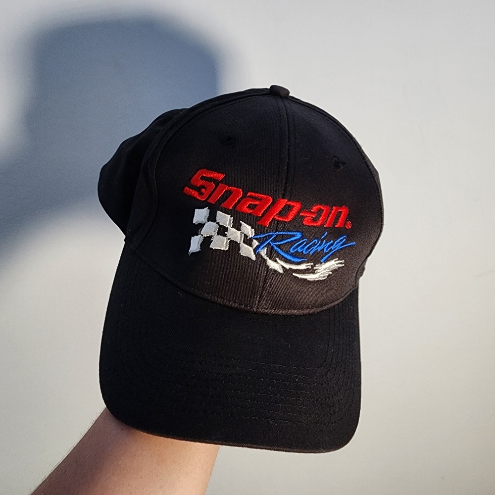 Snap-on Racing Black Cap Snap Back
